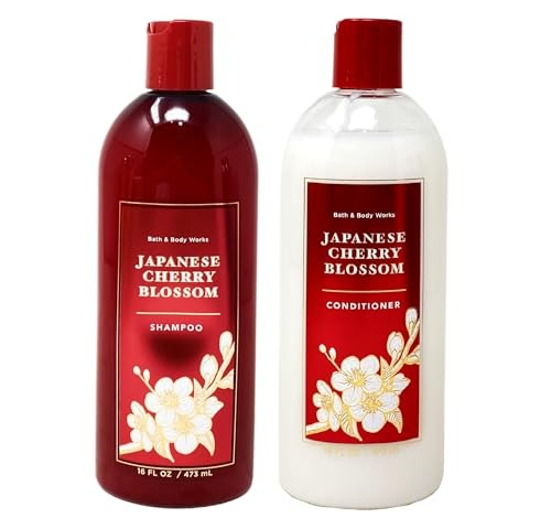 BS-006  BATH & BODY WORKS SHAMPOO Y ACONDICIONADOR JAPANESE CHERRY BLOSSOM
